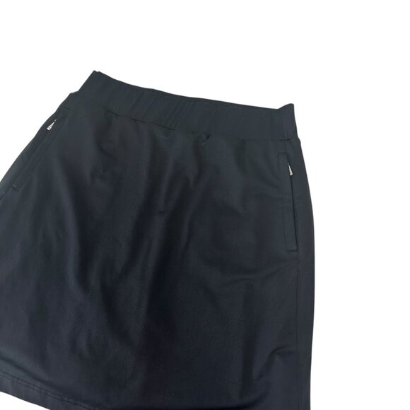 Astra Classic Women SZ Large Black Skort With Pockets Comfor High Rise - Picture 10 of 10